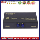 130MHz 1 to 2 Monitor Switch VGA Video Splitter Converter Adapter Box
