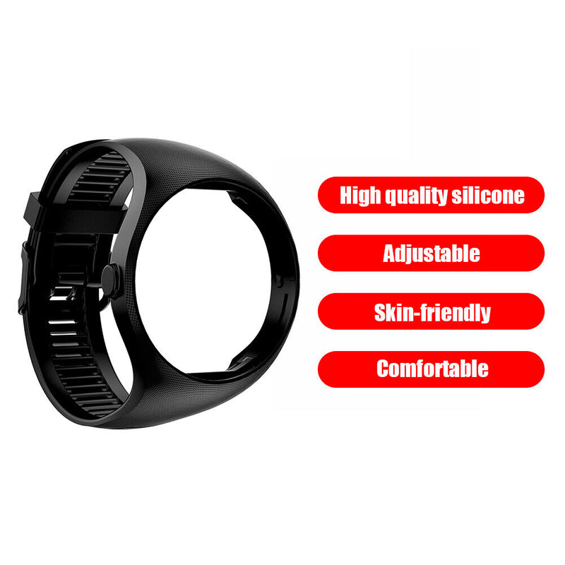 Silicone Watch Band for Polar M200 Smartwatch Sports Strap Replacement Bracelet