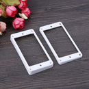 2PCS Guitar Curved Plastic Humbucker Pickups Frame Holder Mounting Frame Ri