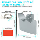 High Version Swimming Pool Pipe Fixing Holder Support for Intex (Grey)