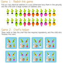 Montessori Toys for Toddlers Carrot Harvest Shaped & Size Matching Game_