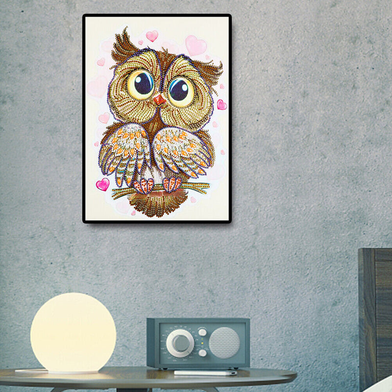 Special Shaped Drill Diamond Painting DIY Cute Bird Cross Stitch Embroidery Kit
