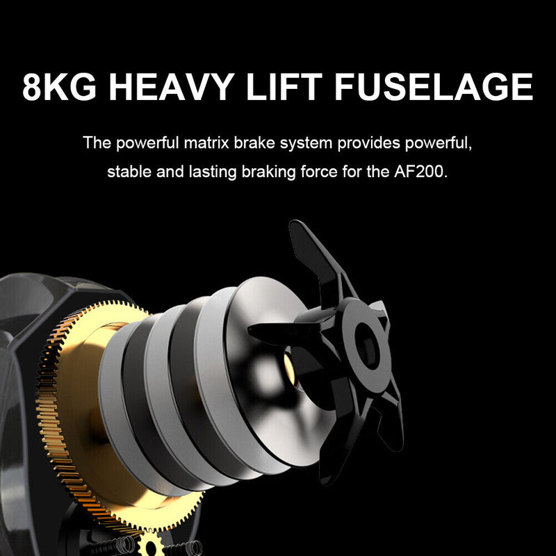 Baitcasting Reel Magnetic Brake System 8kg Max Drag High Speed Fishing Reels