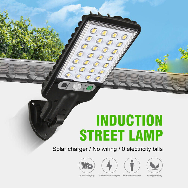 LED Solar Outdoor Waterproof Wall Light Human Body Induction Lamp (616-1) Newly