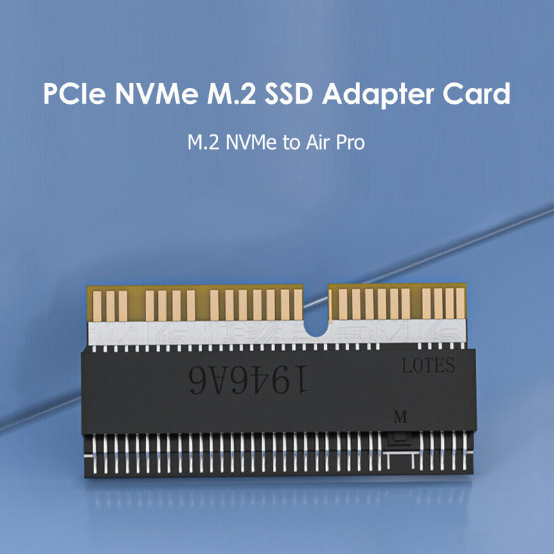 M.2 NGFF NVMe SSD Adapter Card for MacBook Air Pro 2013-2017 (NVME-MA1S1)