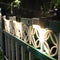 20pcs LED Solar Deck Lights Outdoor Pathway Yard Stairs Fence Lamps (White)