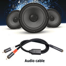 3.5mm Female to 2 RCA Male Audio Cable Splitter Adapter for MP3 Player Amplifier