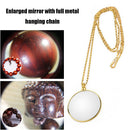 Magnifying Glass 5X Magnifier Optical Lens Portable Necklace Jewelry Loupe Gifts