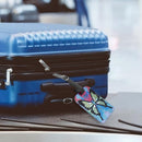 Handmade Diamond Painting Special Shape Drill Luggage Label Tag Boarding Pass