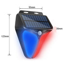 Alarm Light Wireless Solar Powered LED Strobe Motion Sensor Anti Theft Lamp