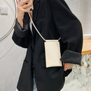 Women Casual Leather Solid Color Shoulder Bag Fashion Mini Purse Messenger Bags