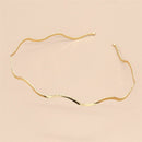 Party Accessories Wave Bending Thin Headbands Hair Hoop Metal Headdress