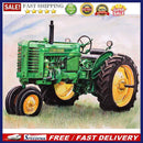 Oil Paint by Numbers Kit Tractor DIY Picture Drawing Artwork Wall Craft Gif