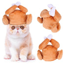 Dog Supplies Cat Clothes Open Ear Cospaly Pet Hat Headgear Chicken Leg Dress Up