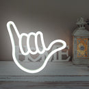 Finger LED Neon Lights Party Walls Hanging Neon Sign Night Lamp Home Decoration