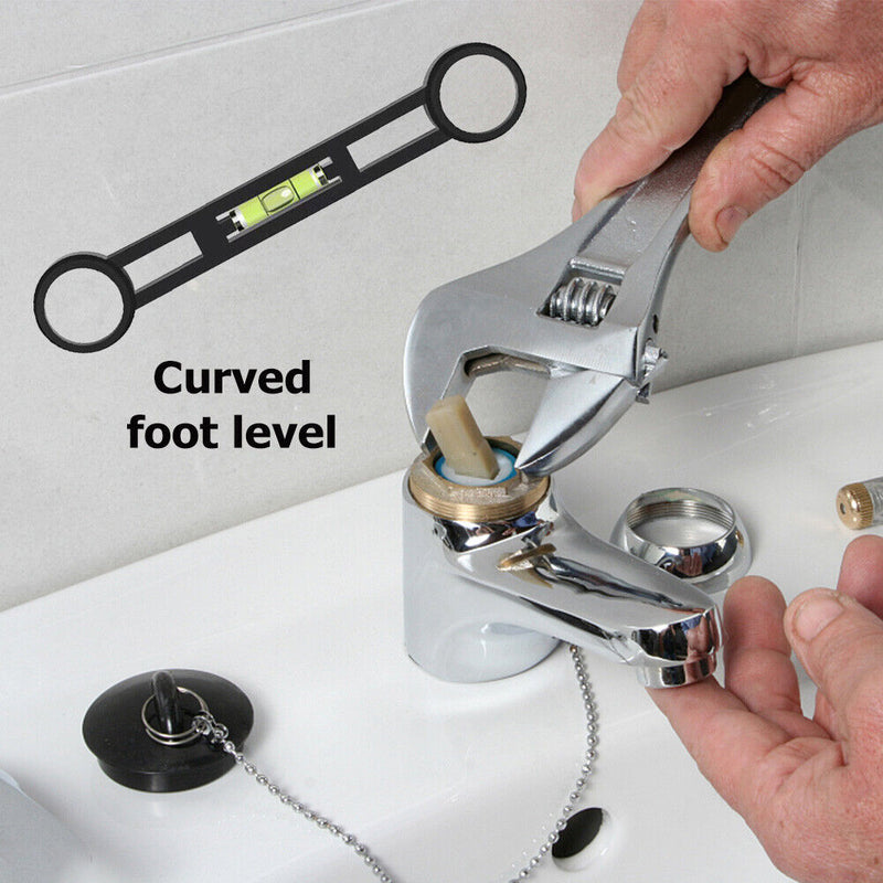 Mix Water Valve Curved Foot Level Shower Faucet Bath Tap Turn Ranging Tools