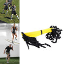 Durable 12 Ringed 18ft 6m Agility Ladder for Football Speed Training Outdoor