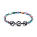 Elastic Jewelry Gift Magnetic Therapy Anklet Hematite Anklet for Women Men