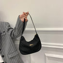 Women Solid Color Shoulder Bag Female Small All-match Travel Zipper Handbags
