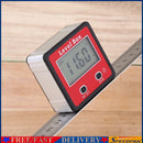 Digital Display Inclinometer Spirit Level Box Protractor Angle Finder Gauge