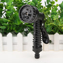 Adjustable High Pressure Gun Sprinkler Nozzle Garden Car Clean Tool (Black)
