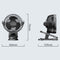 Desk Ultra-quiet Air Cooling USB Rechargeable Cooling Fan Clip Fan 3 Speeds