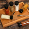 Spice Jars Clear Plastic Storage Container Screw Top Pots Lids Food D8U0