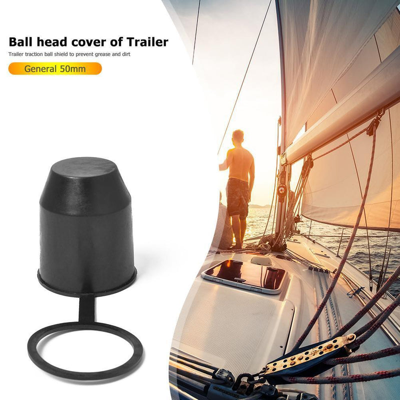 50mm Car Vehicle Auto Tow Ball Cap Towing Hitch Caravan Trailer Towball Protect