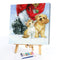 DIY Cat and Puppy Oil Paint by Numbers Kit Drawing on Canvas Pictures Home De