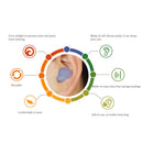 Soft Swimming Earplugs Water Waterproof Silicone Diving Supplies (Blue) Newly