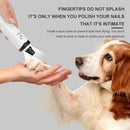 Dog Nail Grinders Pet Quiet Cat Paws Nail Cutter Trimmer with LED Light