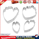 4pcs/set Peony Flower Petal Fondant Mold Cozinha Cookie Cutter Cake Tools Newly