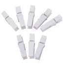 50X Mini White Wooden DIY Handmake Photo Paper Peg Clips Scrapbooking Z3N3