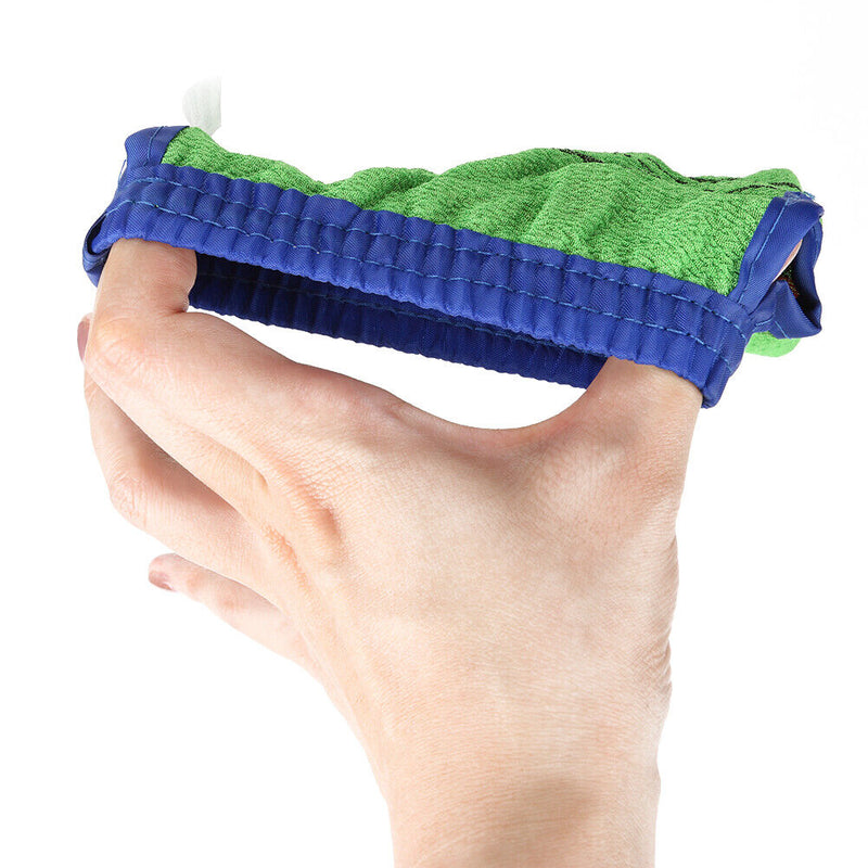 Polyester Bath Scrub Glove Exfoliating Body Scrub Facial Tan Massage Mitt Towel