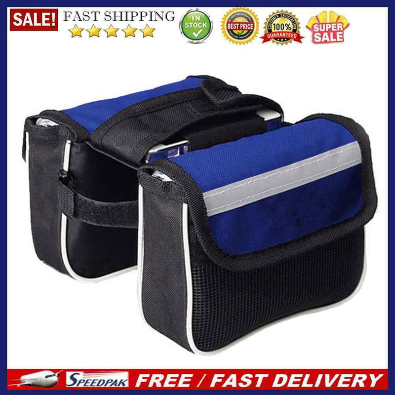 Bicycle Front Tube Bags Mobile Phone Case Waterproof Saddle MTB Cycling Pouch