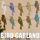 Bird Garland 10 Pack Bird Hanging Ornaments Decoration Bookmark with Ropes