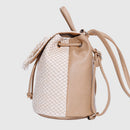 Straw Woven Backpack Women Summer Beach Fashion PU Flower Travel Shoulder Bags