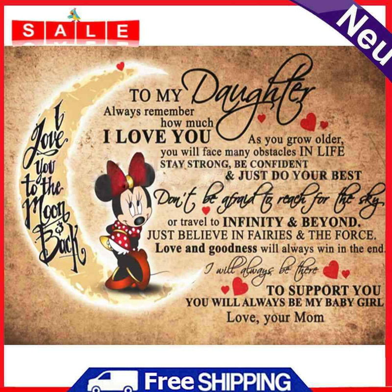 Diamond Painting Mouse Letters Full Round Drill Picture of Rhinestone DIY Kits