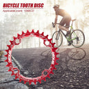 32T Bicycle Positive Negative Tooth Disc Single-disk Cycling Parts (Red)
