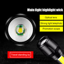 XPE+COB LED Flashlight USB Rechargeable IPX4 3 Modes Emergency Torch Light Newly