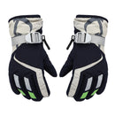 2pcs Kids Outdoor Winter Warm Knitted Ski Gloves Windproof Mountaineering G