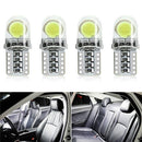 Lights COB T10 Headlight Driving Bulb Switchback Turn Signal Car Fog Light DRL