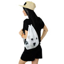 Drawstring Backpack Pet Animal Print Gym Rucksack Pouch Outdoor Shoulder Bags