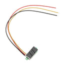 0.28in Mini DC 0- 100V 3-Wire Voltmeter LED Display Digital Panel Meter (3)