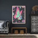 DIY Butterfly Rhinestone Drawing Part Special Shape Diamond Mosaic Painting K