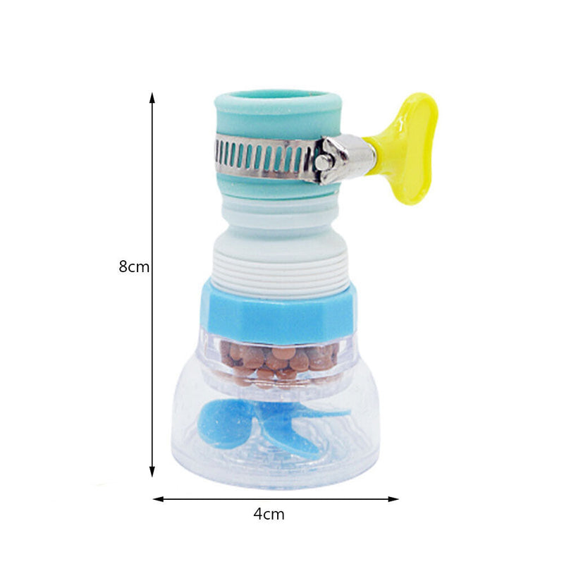 Kitchen Faucet Spouts Tap Splash-Proof Water Purifier Filter Tools (Blue) Newly