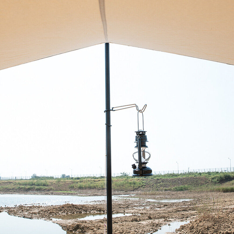 Portable Aluminum Alloy Tent Pole Lamp Holder Hook Outdoor Camping Equipmen