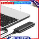 K1689 NVME SATA Hard Drive Enclosure Portable External HDD Box M.2 Dual Protocol