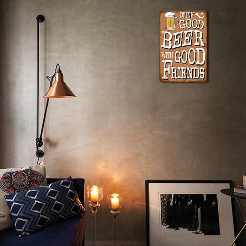 Letters Metal Sign Plaque Retro Wall Posters for Home Cafe Bar Decor (5)