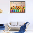 5D DIY Diamond Painting Plants Letter Partial Special Shape Drill Art Crafts Set